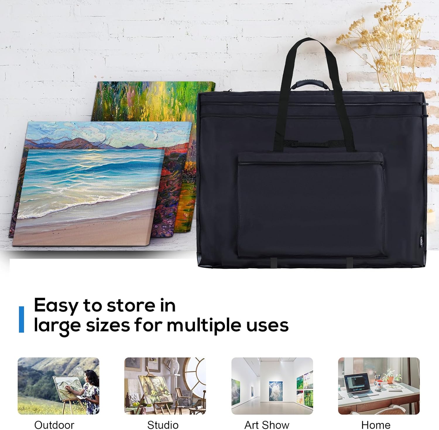 Large Art Portfolio Tote Bag – 36"x48 - Image 2